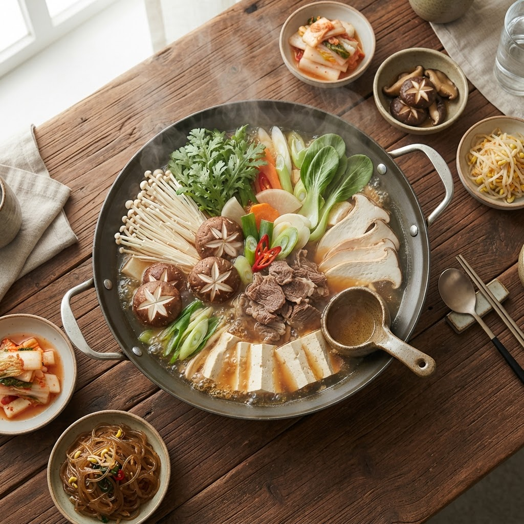 Beoseot Jeongol (Mushroom Hot Pot)