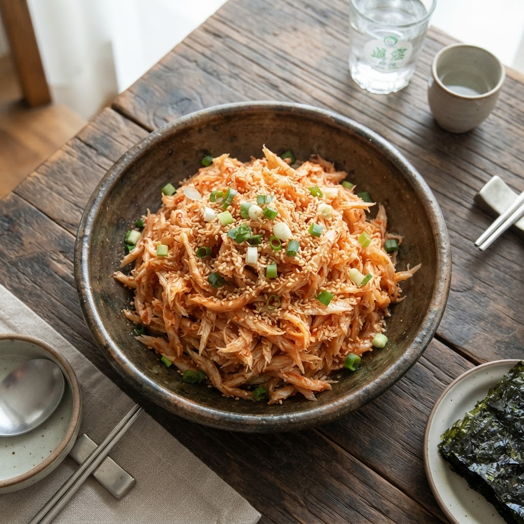 Bugeochae-muchim (Seasoned Dried Pollack)