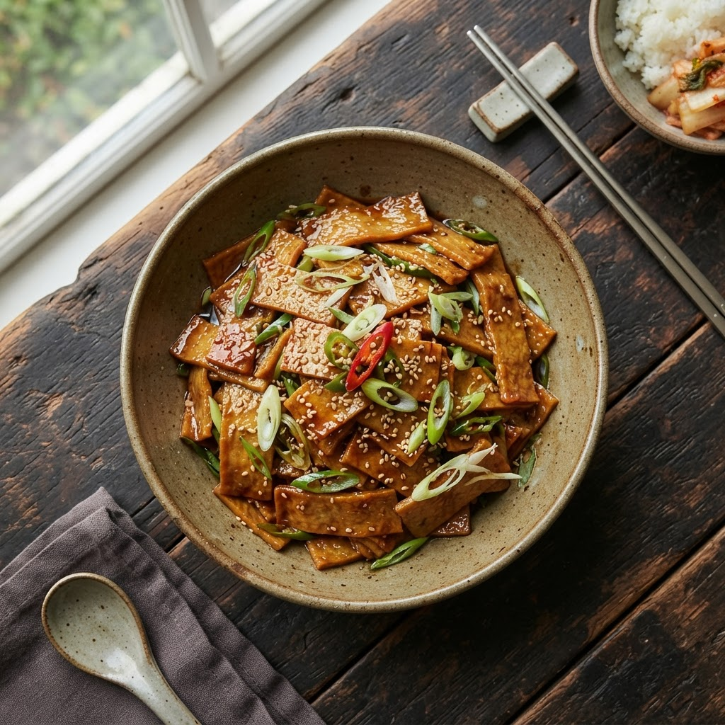 Eomuk-bokkeum (Stir-fried Fish Cakes)