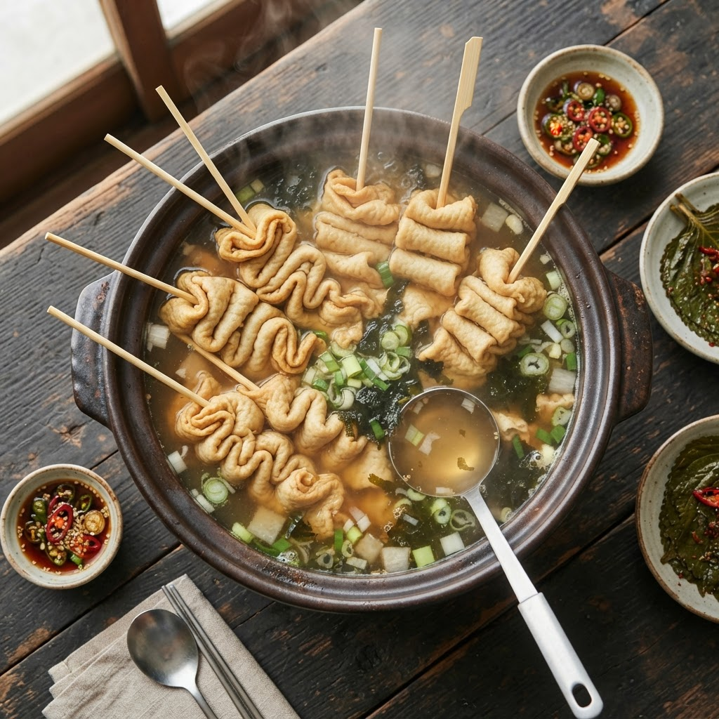 Eomuk-kkochi (Fish Cake Skewers)