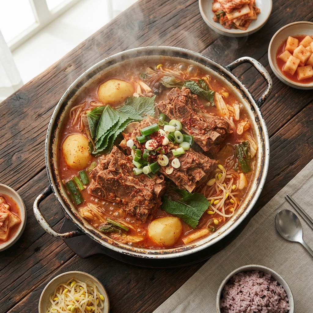 Gamjatang (Pork Bone Stew)