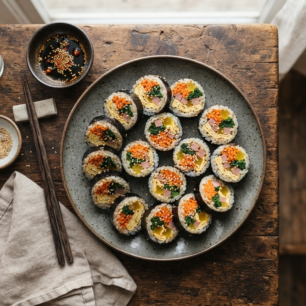 Gimbap (Seaweed Rice Rolls)