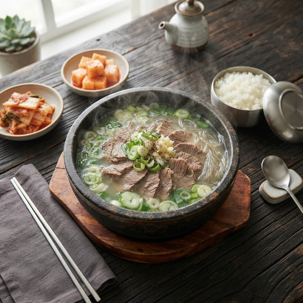 Gomtang (Beef Bone Soup)
