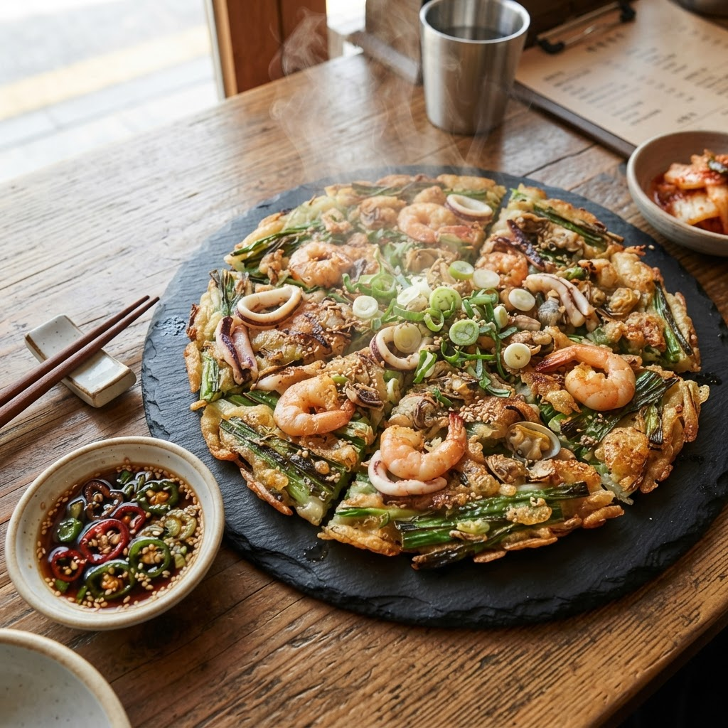 Haemul-pajeon (Seafood Pancake)
