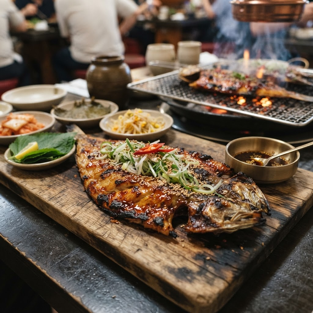 Hwangtae-gui (Grilled Dried Pollack)