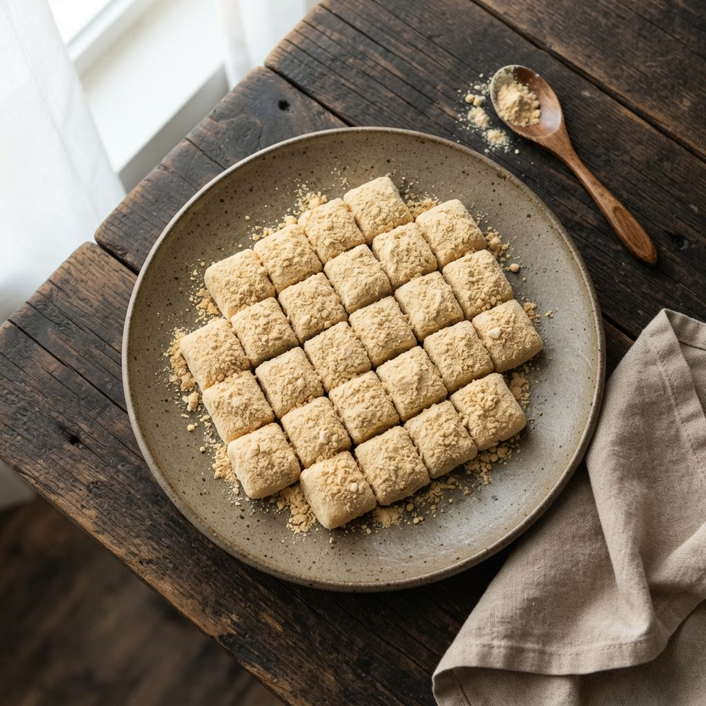 Injeolmi (Bean Powder Rice Cake)