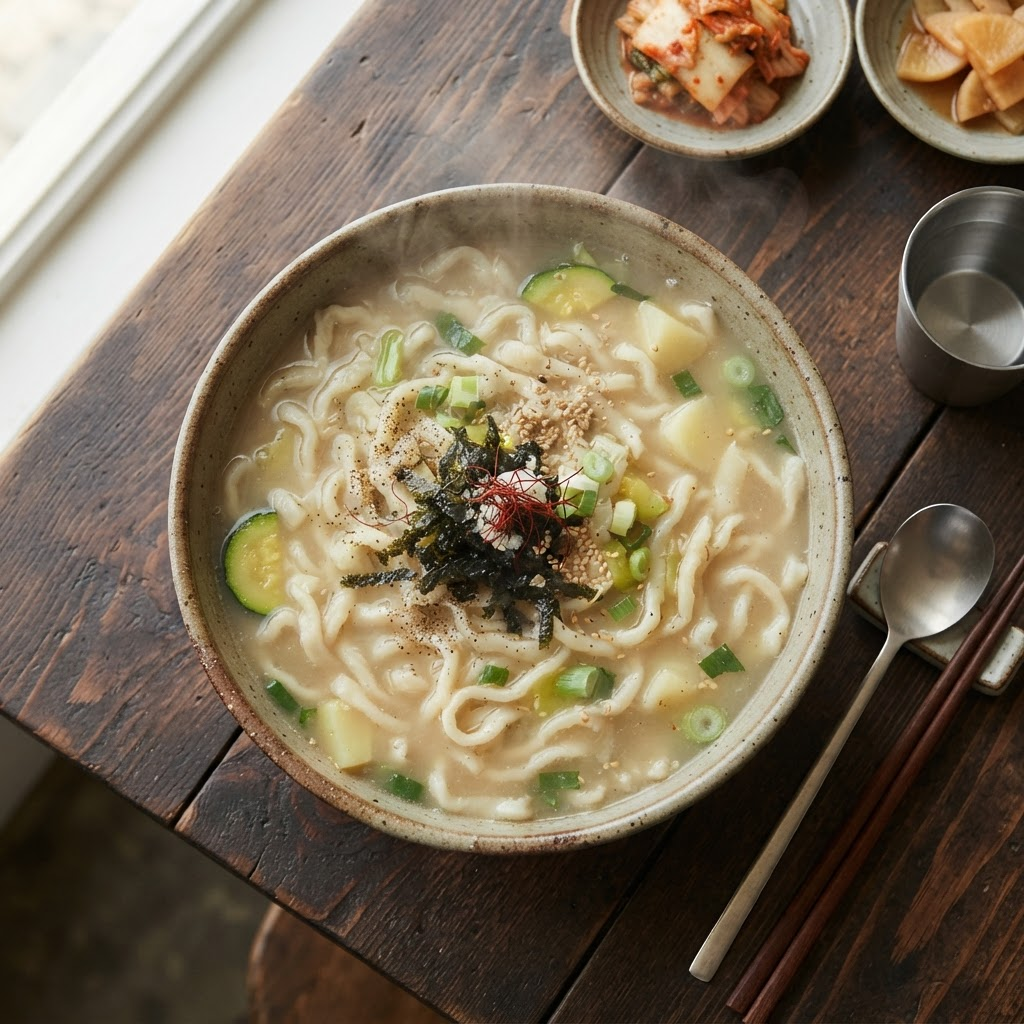 Kalguksu (Knife-cut Noodle Soup)