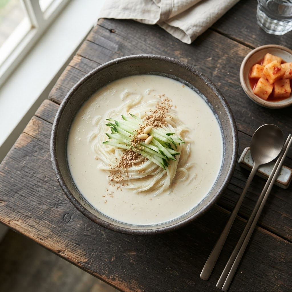 Kongguksu (Cold Soy Milk Noodles)