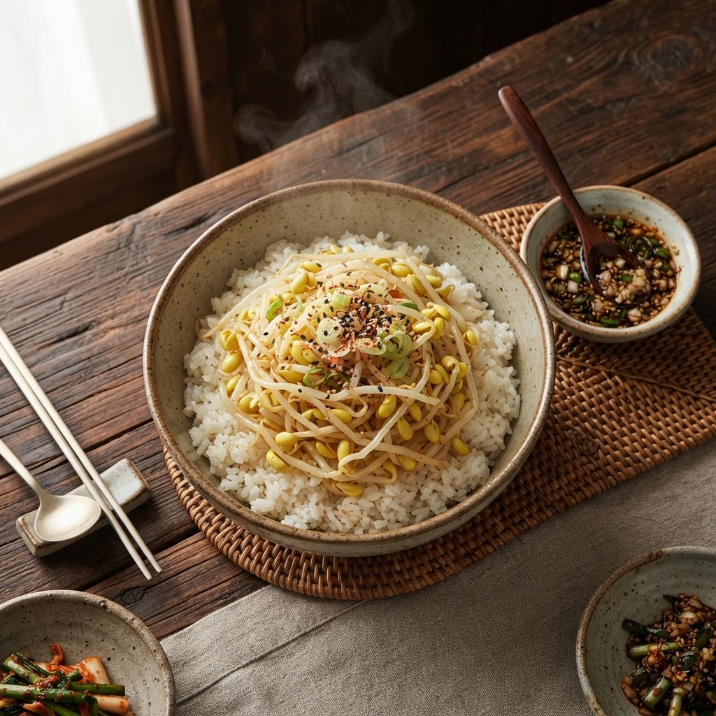 Kongnamul-bap (Bean Sprout Rice)
