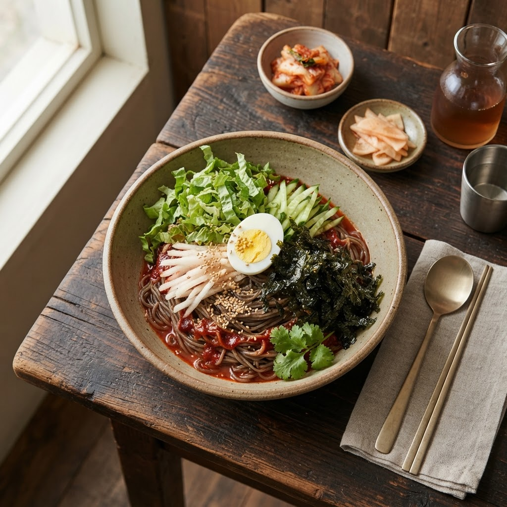 Makguksu (Buckwheat Noodles)