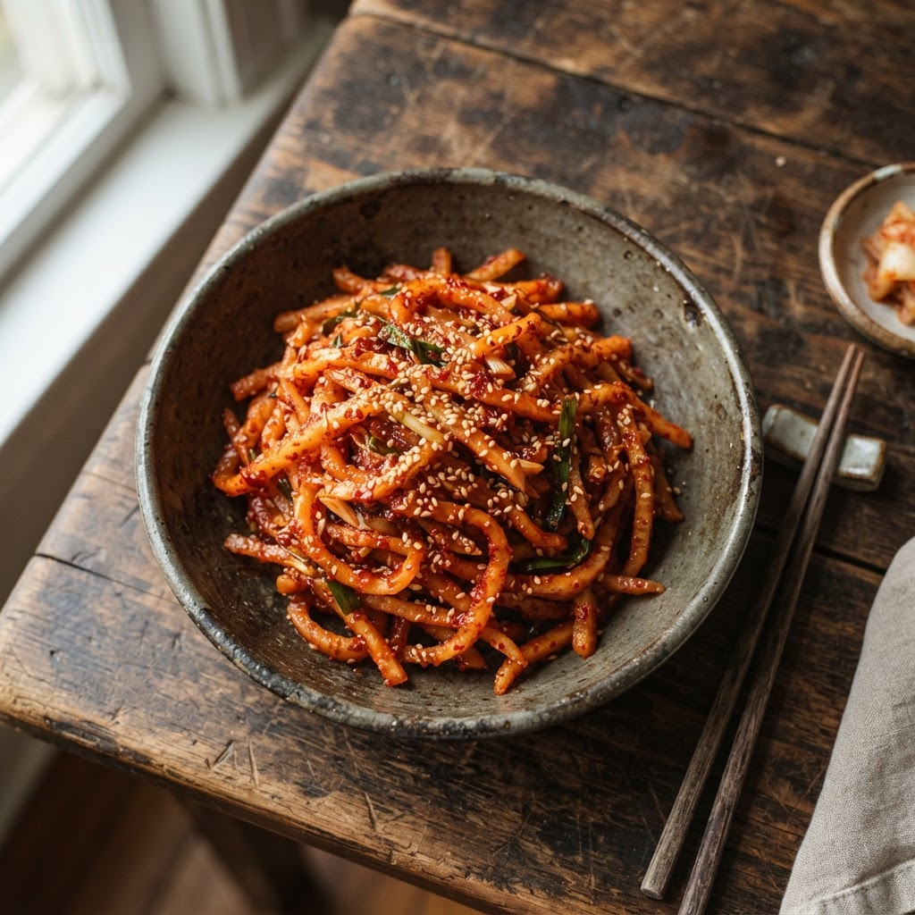 Mumallaengi-muchim (Seasoned Dried Radish)