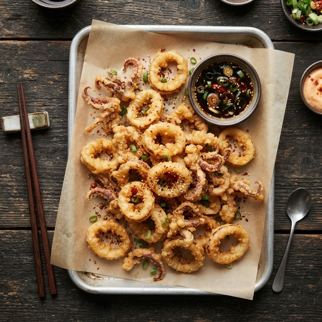 Ojingeo-twigim (Fried Squid)